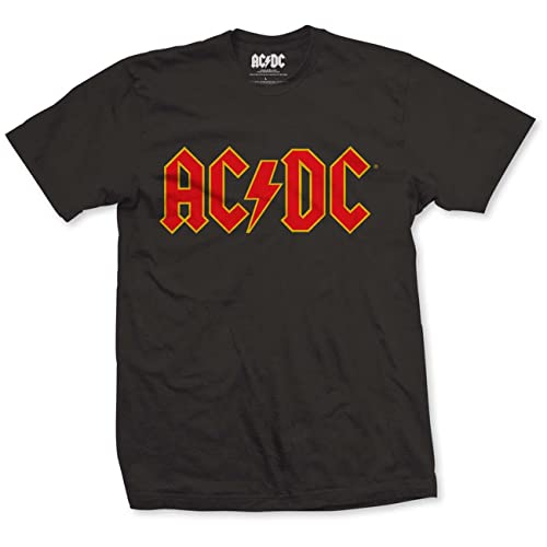 AC/DC Unisex Adult Logo T-Shirt (5XL) (Black) | Amazon.com